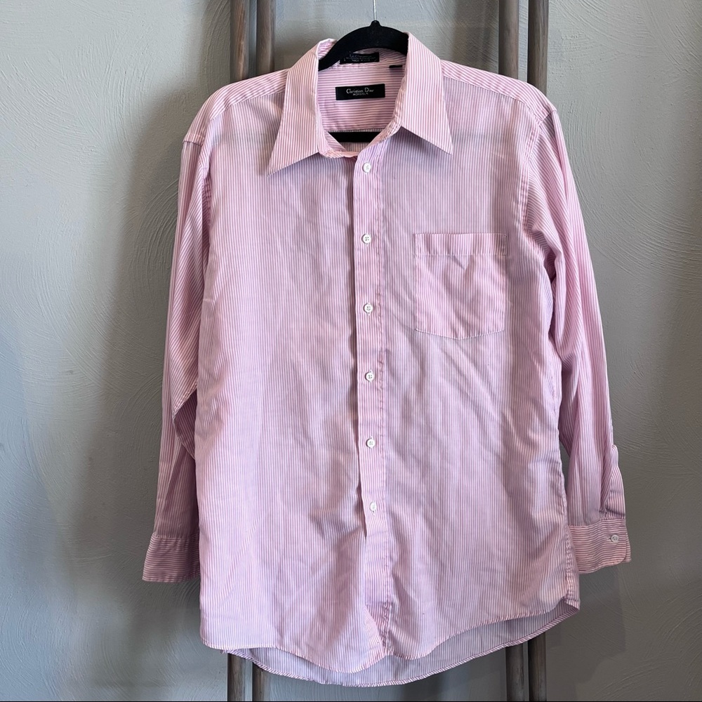 Christian Dior Pinstripe Button Down